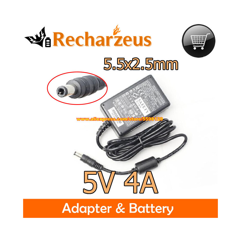 (A-) Genuine 5V 4A 20W Charger For Cisco 819G C819hg-4G-G-K9 Adapter 3A-204Db05 74-8441-02 Pura00293 Power Supply Nvidia Jetson Nano Black 4855672924996