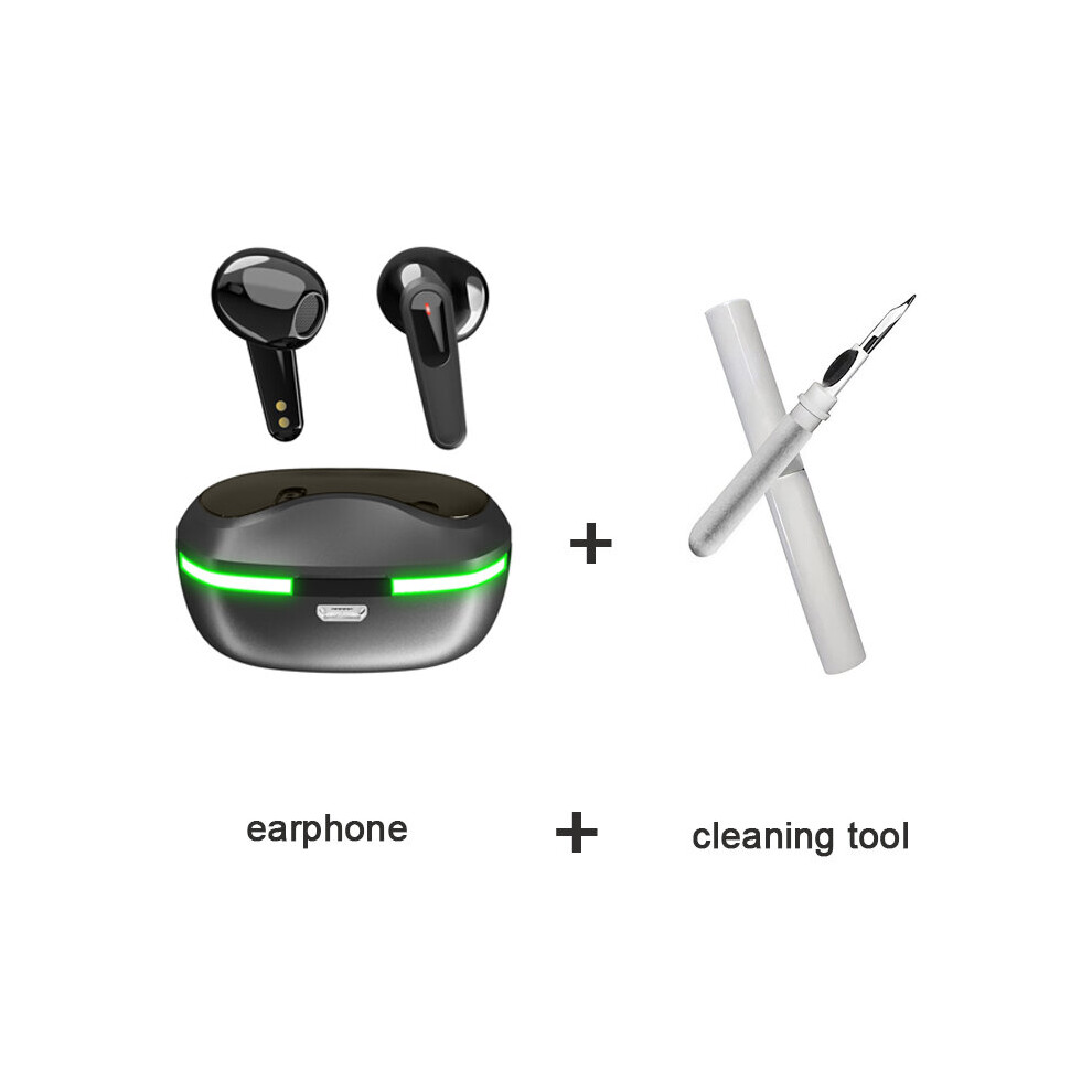 (A-Cleaning Tool) Tws Pro60 Fone Bluetooth 5.0 Earphones Wireless Headphones Hifi Stero Headset Noise Reduction Sports Earbuds With Mic For Phone 4851204869193