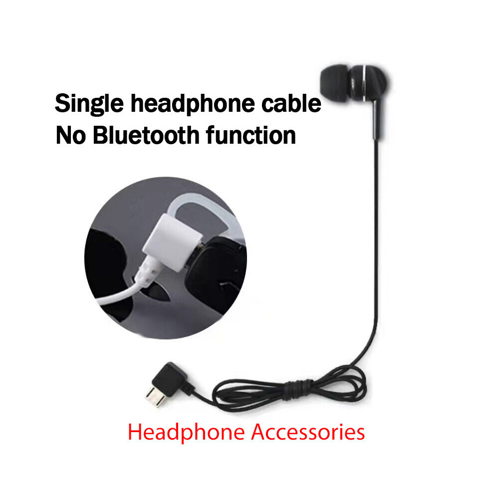 (A-Headphone Cable) New Wireless Bluetooth Headphones Noise Reduction Earpiece Business Earbud Waterproof Earphones For Huawei Xiaomi Iphone Tws Csr 4851204938974