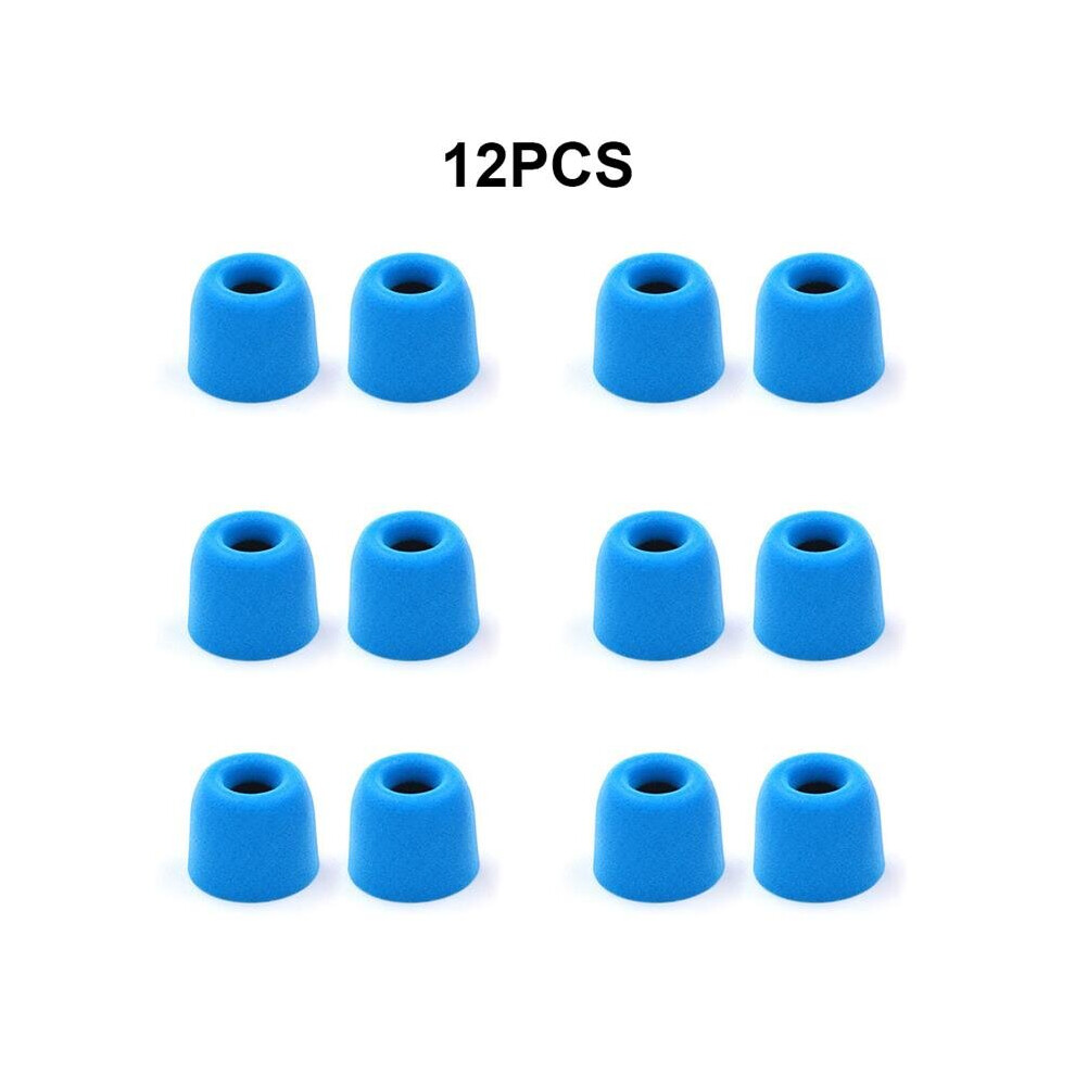 (A-) Kz 6Pairs(12Pcs) Soft Memory Foam Earbuds Earmuffs Sizes Noise Isolation Eartips In-Ear Earphone Accessories White 4851205000595