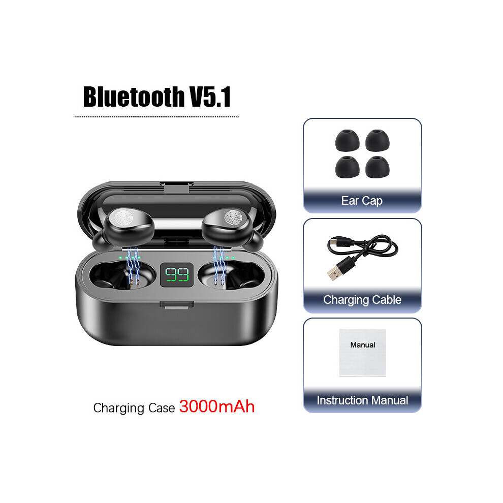 (a-3000mAh) 2022 New Wireless headphones TWS Bluetooth Earphones Touch Control Sport Headset Stereo Earbuds For Phone IOS Android