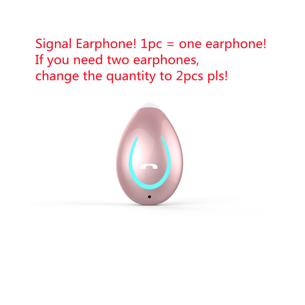 Photos - Headphones Olaf Single Ear Clip Bluetooth Earphones Wireless Bone Conduction Non In Ear Painless Stereo TWS Ea(a-Rose Gold)