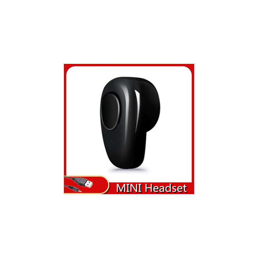 (A-) Mini Invisible Wireless Earphone Noise Cancelling Bluetooth Headphones Handsfree Stereo Headsets Tws Earbud With Microphone Black 4851204946788