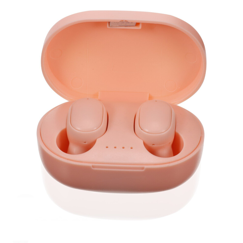 (A- A6s) Tws E6s Bluetooth Earphones Wireless Earbuds For Xiaomi Redmi Noise Cancelling Headsets With Microphone Handsfree A6s Headphones Pink 4851205028322