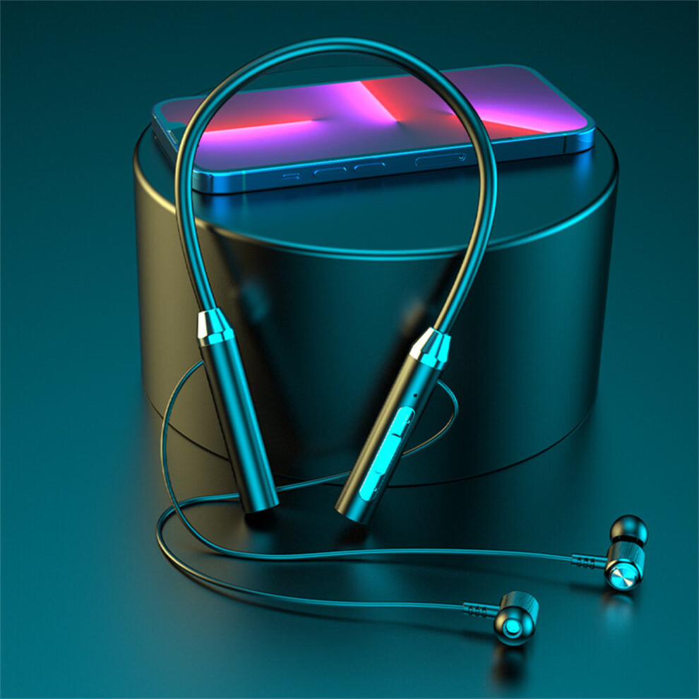 (A-) Neckband Type Wireless Headphones Bluetooth 5.2 Outdoor Sport Earphones Waterproof Tws Earbuds Fone Auriculares Blutooth Headset Black 4851205042366