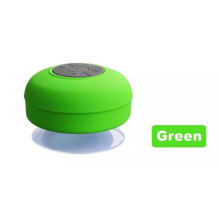 (a-green Speaker) Bluetooth-compatible Wireless Speaker BTS-06 Shower Bathroom Waterproof Adsorption Speaker Car Office Outdoor Portable Speaker