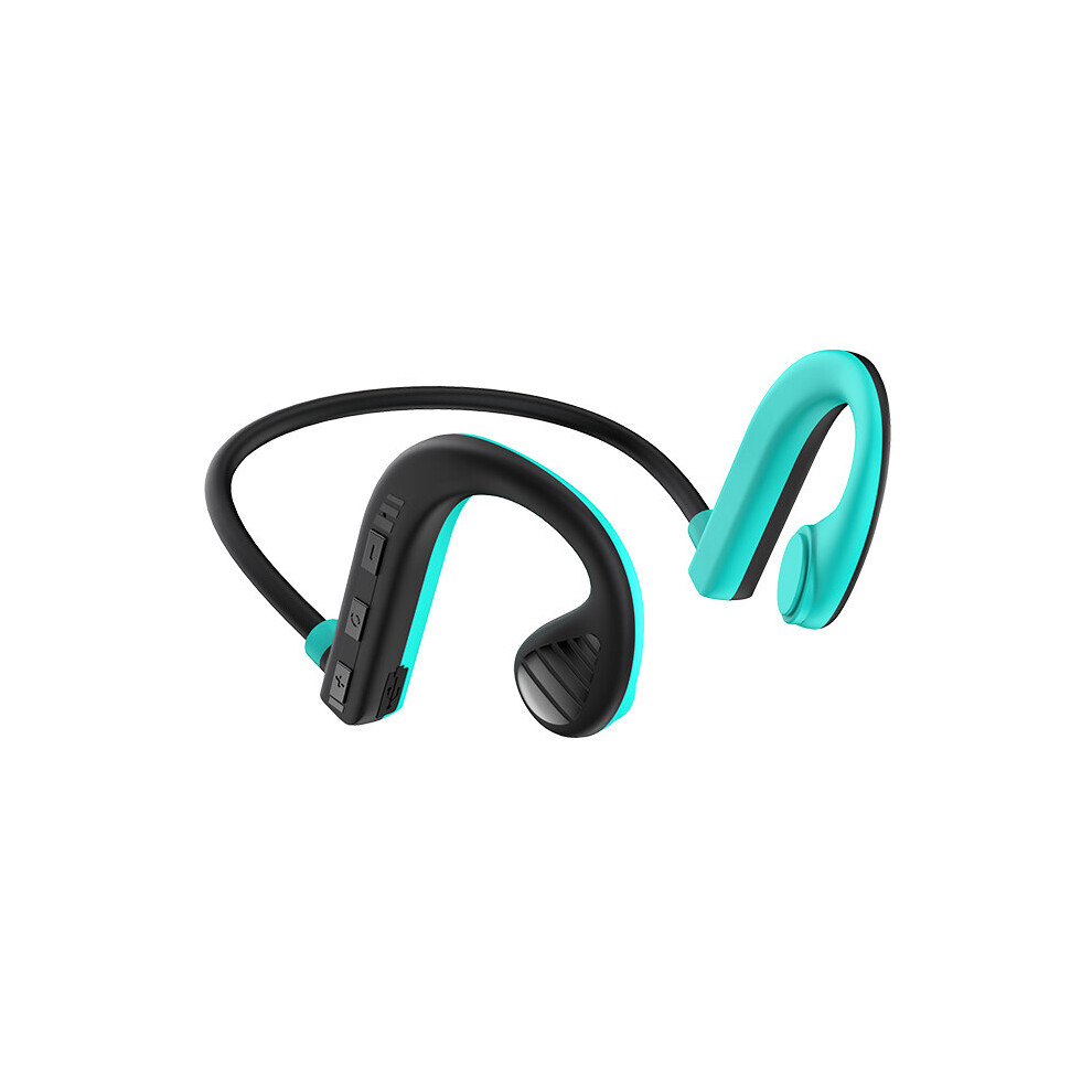 (A-) Bone Conduction Headphones Tooth 5.2 Wireless Earphones Waterproof Sports Headset With Mic Not In-Ear Hifi Ear Hook Earbud Blue 4851205057322