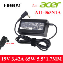 (a-) 65W 19V 3.42A 5.5*1.7mm Laptop Adapter For Acer A11-065N1A PA-1650-86 ?ADP-65VH B Aspire 5742G S3 E15 5920 5535 Series Charger