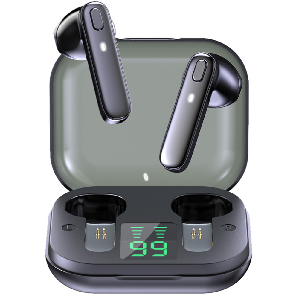 (A-) R20 Fone Bluetooth Wireless Headphones Earbuds Tws True Wireless Stereo With Mic Sport Stereo Bluetooth Earphone With Mic Black 4851204983813
