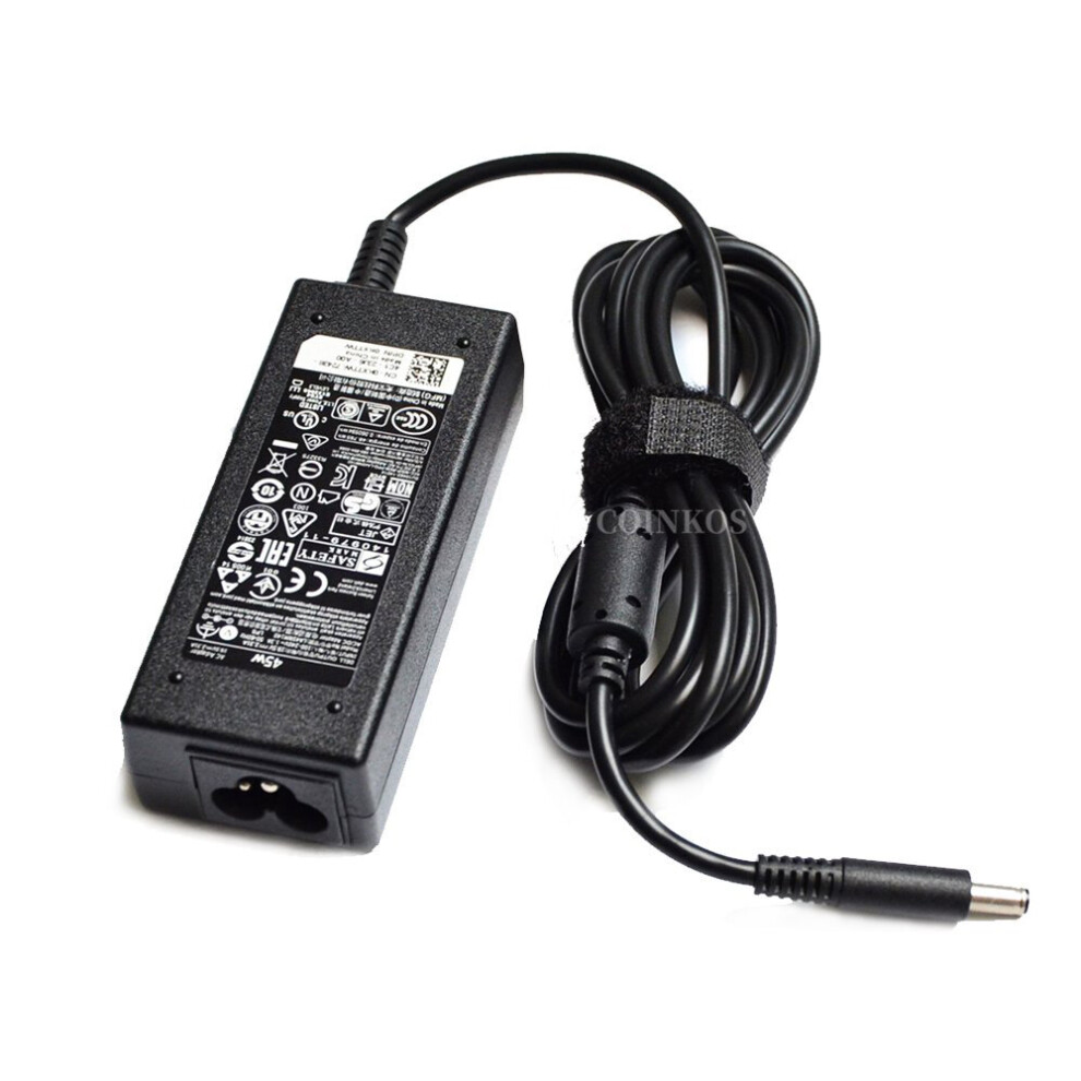(A-With Au Cable) 45W Ac Charger Laptop Power Adapter For Dell Inspiron 13 7352 7368 7375 7378 7353 7359 5368 5378 P57g001 0W34yt 0Xg0wk P69g 4855672989452