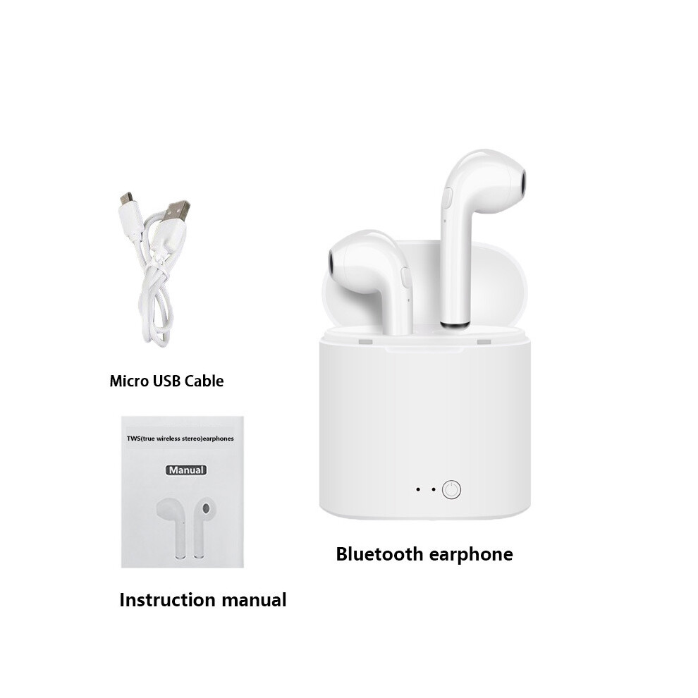 (A-) I7s Tws Bluetooth 5.0 Earphone For Xiaomi Huawei All Smart Phone Sport Headphone In-Ear Stereo Earbud Wireless Bluetooth Headset White 4851205013823
