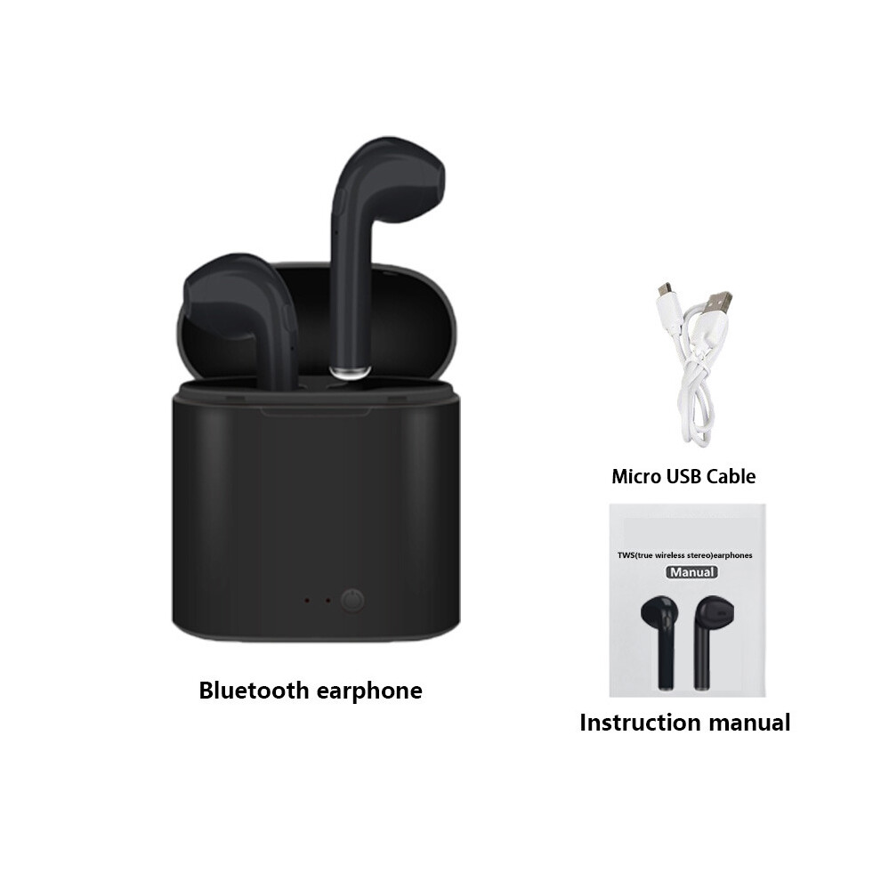 (A-) I7s Tws Bluetooth 5.0 Earphone For Xiaomi Huawei All Smart Phone Sport Headphone In-Ear Stereo Earbud Wireless Bluetooth Headset Black 4851205013809