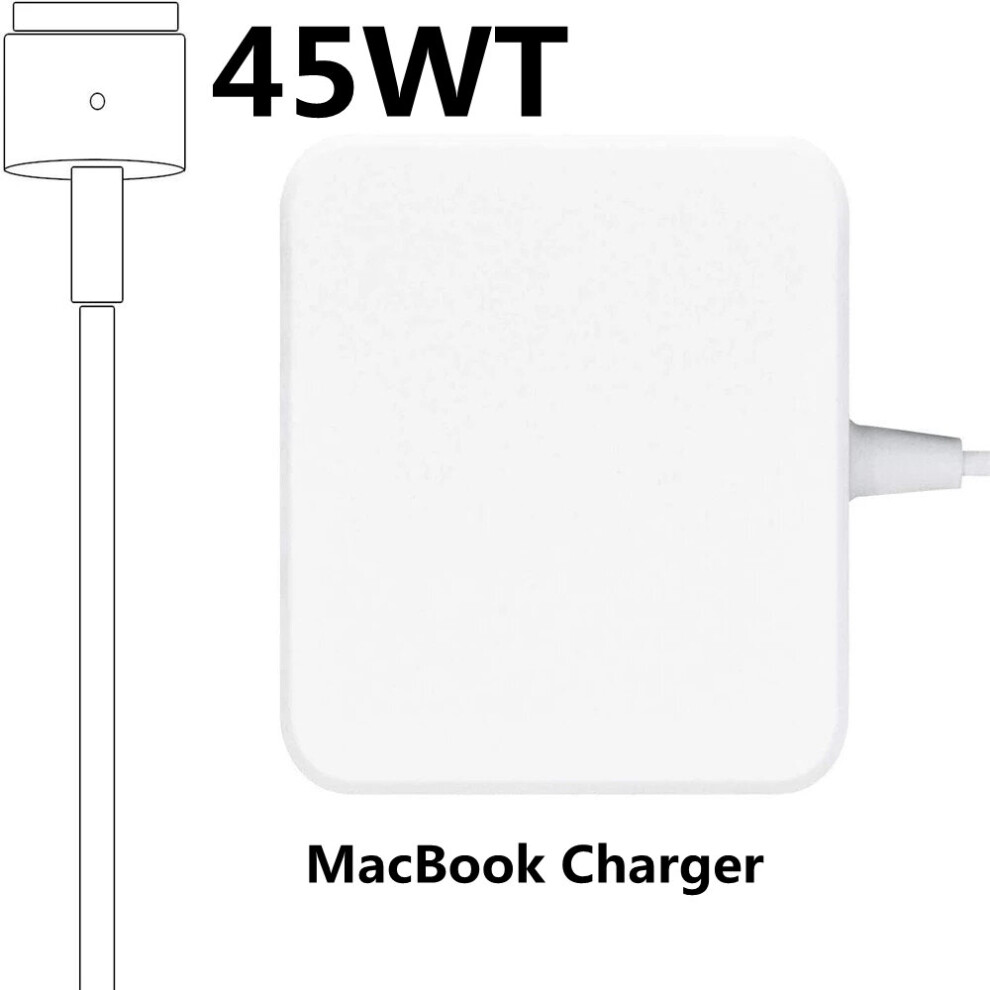 (A-45Wt Charger Only) 100% New Magnetic 45W 60W 85W Magsaf* 2 Power Supply Adapter Notebook Smart Laptop Charger For Macbook Air Pro 11 13 15 Retina 4855672917608