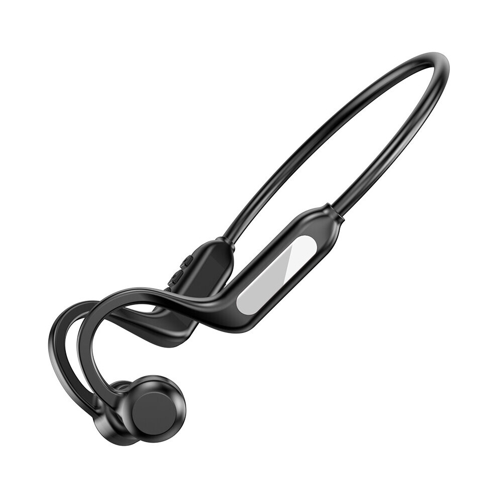 (A-Vg03-Not Support Tf) Non-Bone Conduction Earphones Wireless Bluetooth 5.1 Headphones Led Display Earbuds With Mic Support Tf Card Bluetooth Headse 4851204941875
