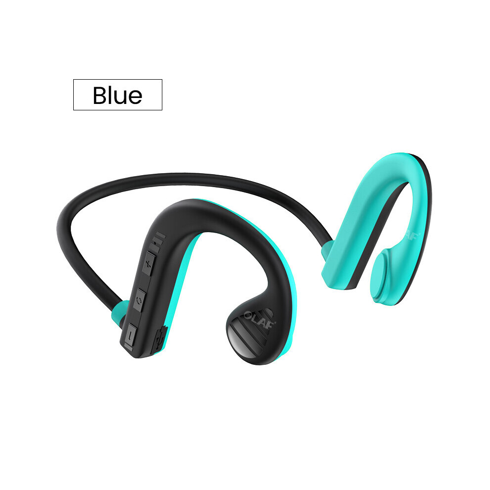 (A-Skin Color) Non-Bone Conduction Earphones Wireless Bluetooth 5.1 Headphones Led Display Earbuds With Mic Support Tf Card Bluetooth Headsets 4851204941851