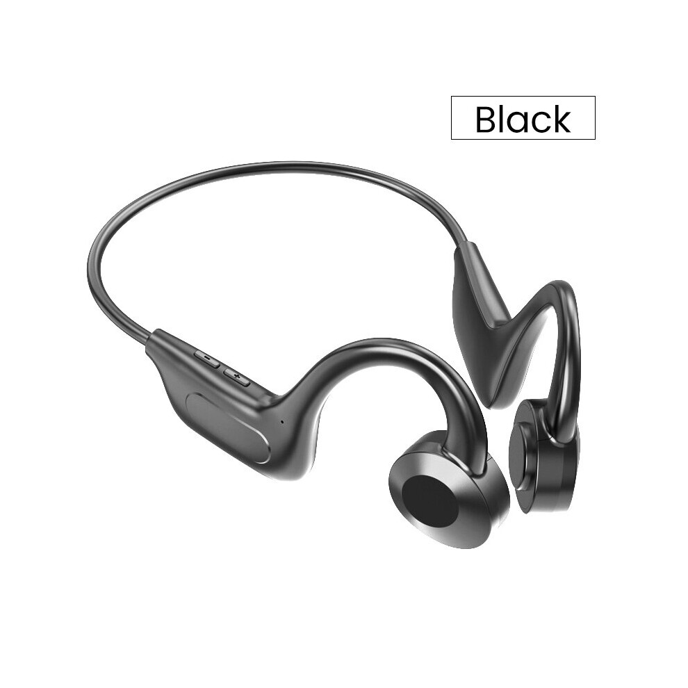(A-Vg02-Support Tf) Non-Bone Conduction Earphones Wireless Bluetooth 5.1 Headphones Led Display Earbuds With Mic Support Tf Card Bluetooth Headsets 4851204941868