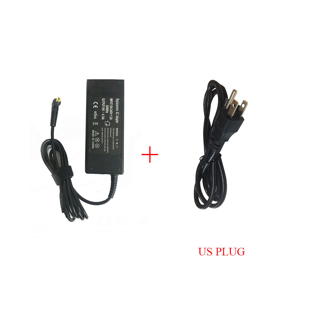 (A-With Us Plug) 19V 4.74A 90W 5.5X1.7mm Laptop Adapter Charger For Acer Aspire 5750G 5755G 7110 9300 E1-531 E1-571G M5-581G V5-571P 4925G Power 4855672904059