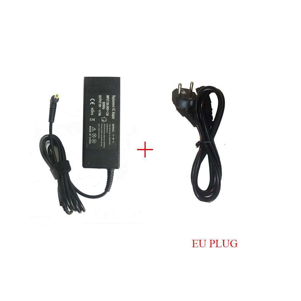(A-With Eu Plug) 19V 4.74A 90W 5.5X1.7mm Laptop Adapter Charger For Acer Aspire 5750G 5755G 7110 9300 E1-531 E1-571G M5-581G V5-571P 4925G Power 4855672904035