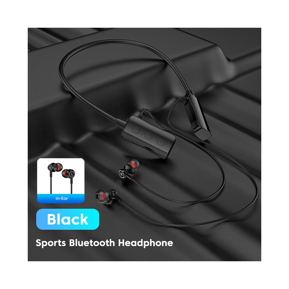 (A-Type A Earplug) Olaf New Bluetooth 5.3 Earphones Wireless Headphones Neckband Sports Headset Gamer Hifi Stereo Earbuds With Mic Support Tf Ca Black 4851205030547