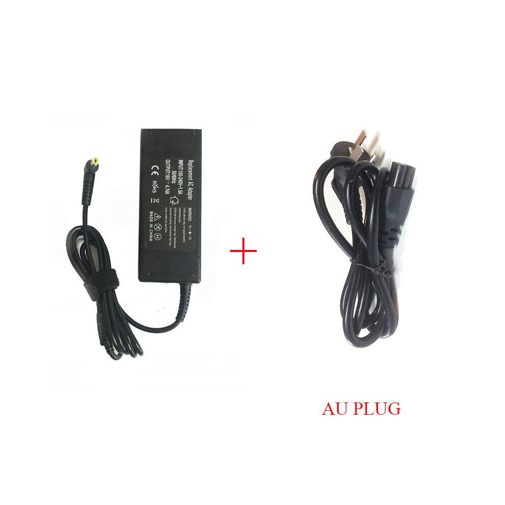 (A-With Au Plug) 19V 4.74A 90W 5.5X1.7mm Laptop Adapter Charger For Acer Aspire 5750G 5755G 7110 9300 E1-531 E1-571G M5-581G V5-571P 4925G Power 4855672904011