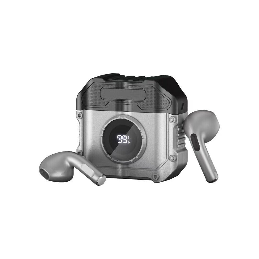 (A-) Tws Gaming Headsets Wireless Earphones 9D Stereo Surround Sound Quality Bluetooth Headphones With Microphone Earbuds 2022 New Silver 4851205025512