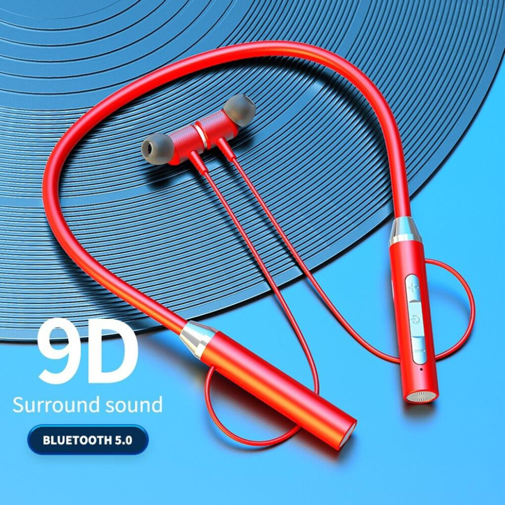 (A-) Yd08-2 Wireless Bluetooth Headphones Tws Hifi Music Earphones V5.0 Headsets Sport Waterproof Earbuds For Gamer, 20-Hour Playtime Red 4851205000472
