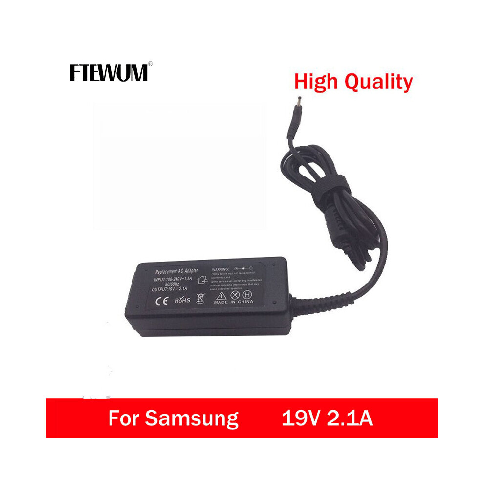 (A-) Ftewum 19V 2.1A 40W 3.0*1.0Mm Adapter For Laptop Ac Charger For Pour Samsung Np900x1a-A01us Power Supply Notebook Adapter 4855672977152