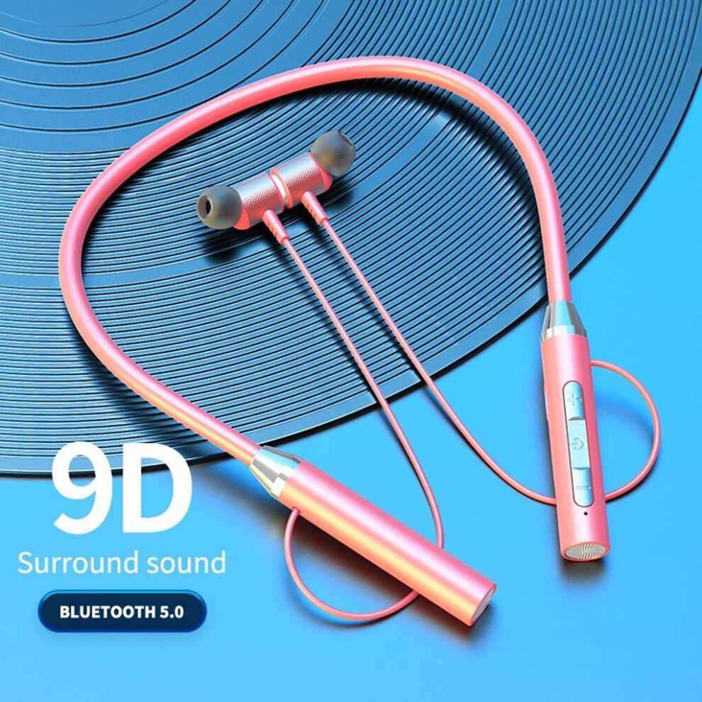 (A-) Yd08-2 Wireless Bluetooth Headphones Tws Hifi Music Earphones V5.0 Headsets Sport Waterproof Earbuds For Gamer, 20-Hour Playtime Pink 4851205000465