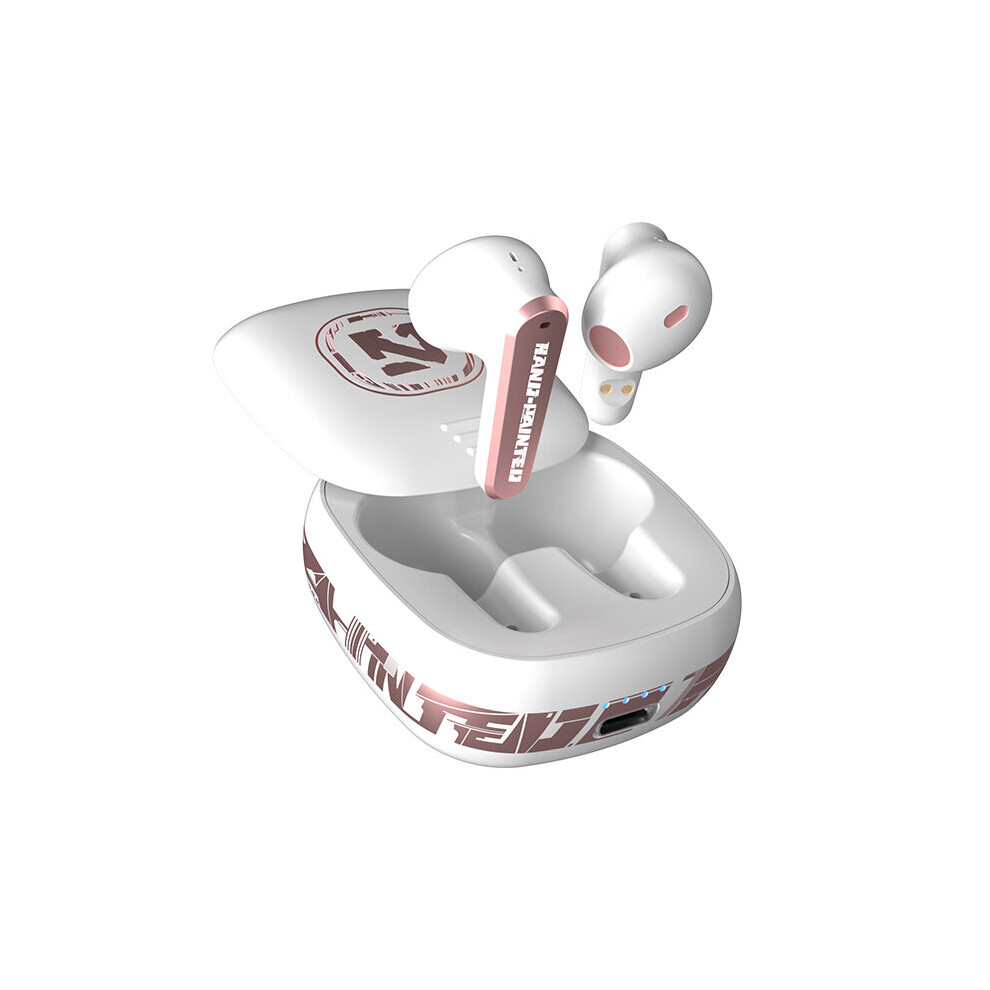 (A-) Wireless Headphones Enc Hd Call Noise Canceling Bluetooth 5.2 Earphone Ipx5 Waterproof Sports Headset Earbuds With Microphone White 4851204986548