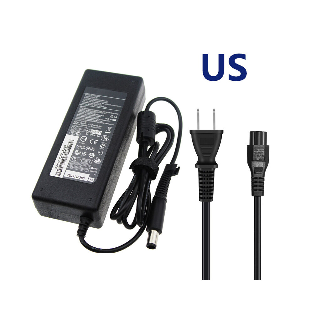 (A-Us Plug) 19V 4.74A 7.4*5.0Mm Ac Notebook Adapter Laptop Power Supply For Hp Pavilion Dv3 Dv4 Dv5 Dv6 Power Adapter Charging Device 4855672992131