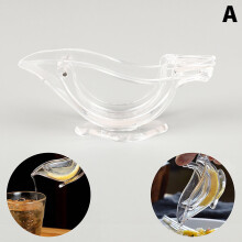 (a-A) Lemon Clip Manual Transparent Fruit Juicer Home Kitchen Bar Gadget Bird Shape Citrus Juicer Hand Held Orange Squeezer Machine