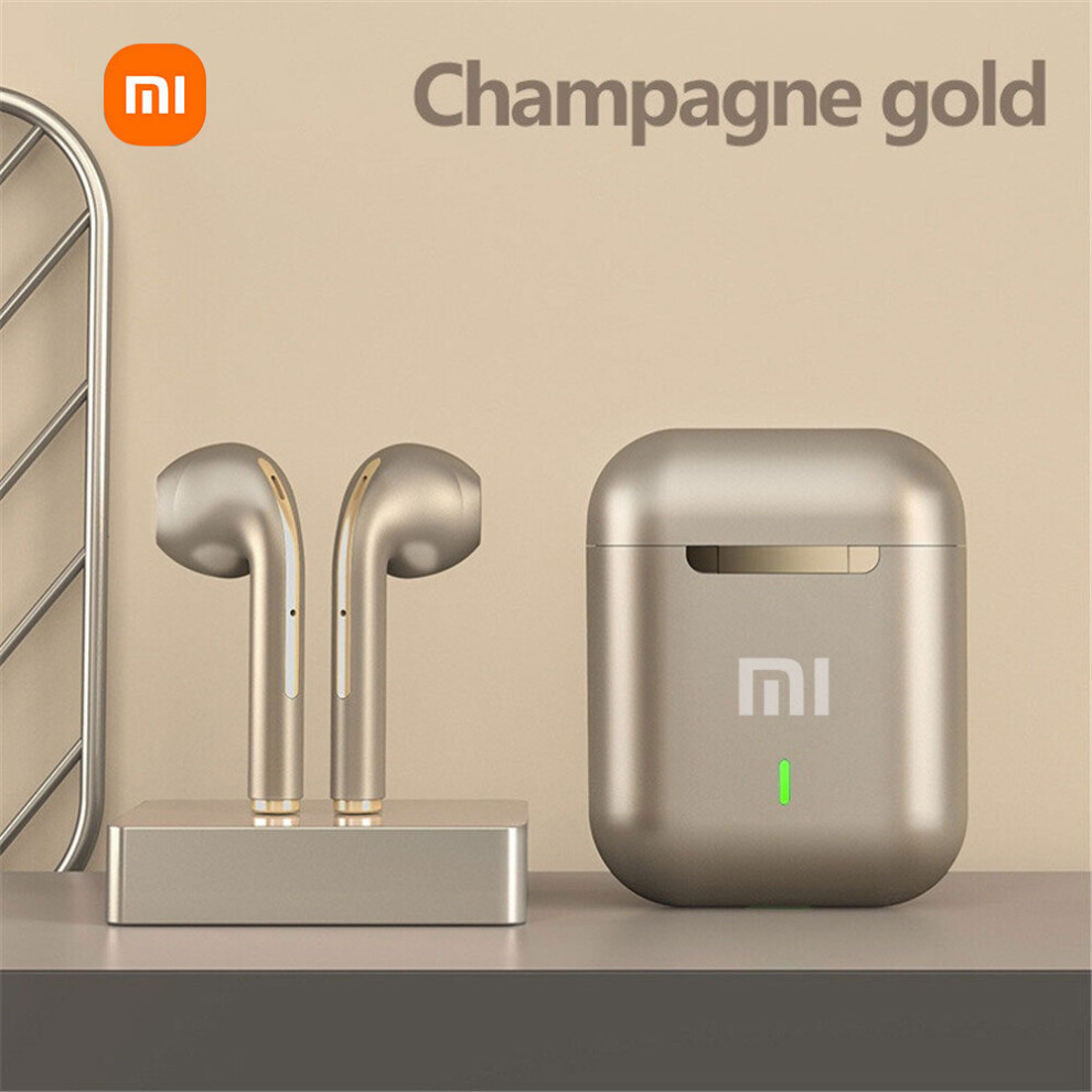 (A-) Xiaomi J18 Wireless Earphones Bluetooth Headphones Gamers Headset With Microphone Tws Earbuds Handsfree In Ear Fone Auriculares Gold 4851204895321