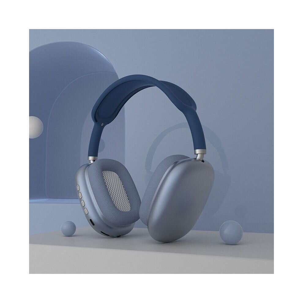 (A-) P9 Air Max Wireless Tooth Headphones With Microphone Noise Canceling Tws Earbuds Gaming Headset Stereo Hifi Earphones Blue 4851204883625