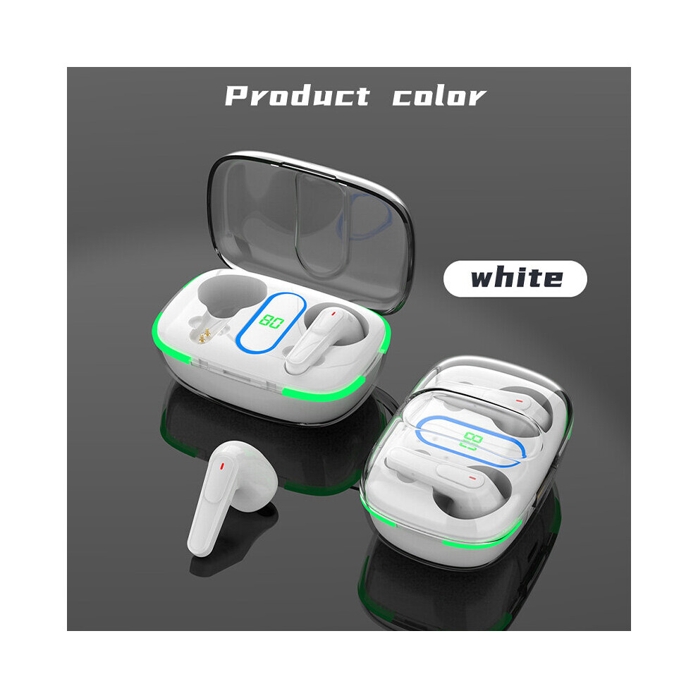 (A-Usb Charging ) Tws Wireless Headphones Bluetooth 5.3 Earphones Sport Earbuds Headset With Mic Charging Box Pro70 Headphones For All Smartphone White 4851204995571