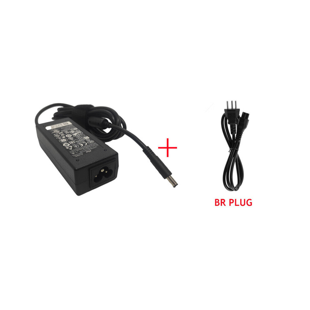 (A-With Br Plug) 19.5V 2.31A 45W 4.5*3.0Mm Laptop Ac Adapter Charger Hk45nm140 For Dell Xps 12 13 13R 13Z 14 13-L321x 13-6928Slv Inspiron 15-3552 4855672934575