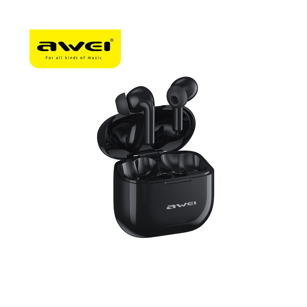 (A-) Awei T1pro Tws Wireless Headphones Bluetooth 5.3 Earphone Sport Earbuds With Mic In-Ear Headset Touch Control Fone Bluetooth Black 4851204993096