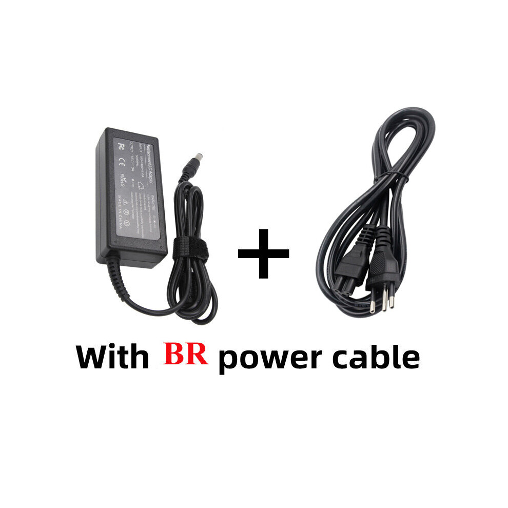 (A-With Br Plug) 19V 3.42A 65W 5.5*2.5Mm Ac Notebook Laptop Charger For Asus X401a X550c A450c Y481 X501la X551c V85 A52f X555 /Toshiba /Gateway 4855672924729