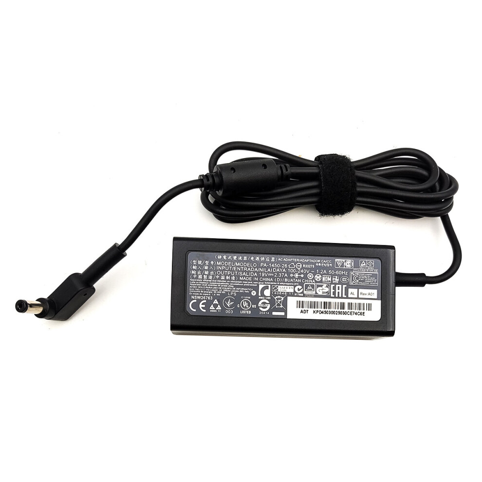 (A-No Power Cord) 19V 2.37A 45W Pa-1450-26 5.5X1.7mm Laptop Ac Adapter Charger For Acer Aspire E3 E5 R3 Es1-512 Series A13-045N2a Adp-45He B 4855672964619