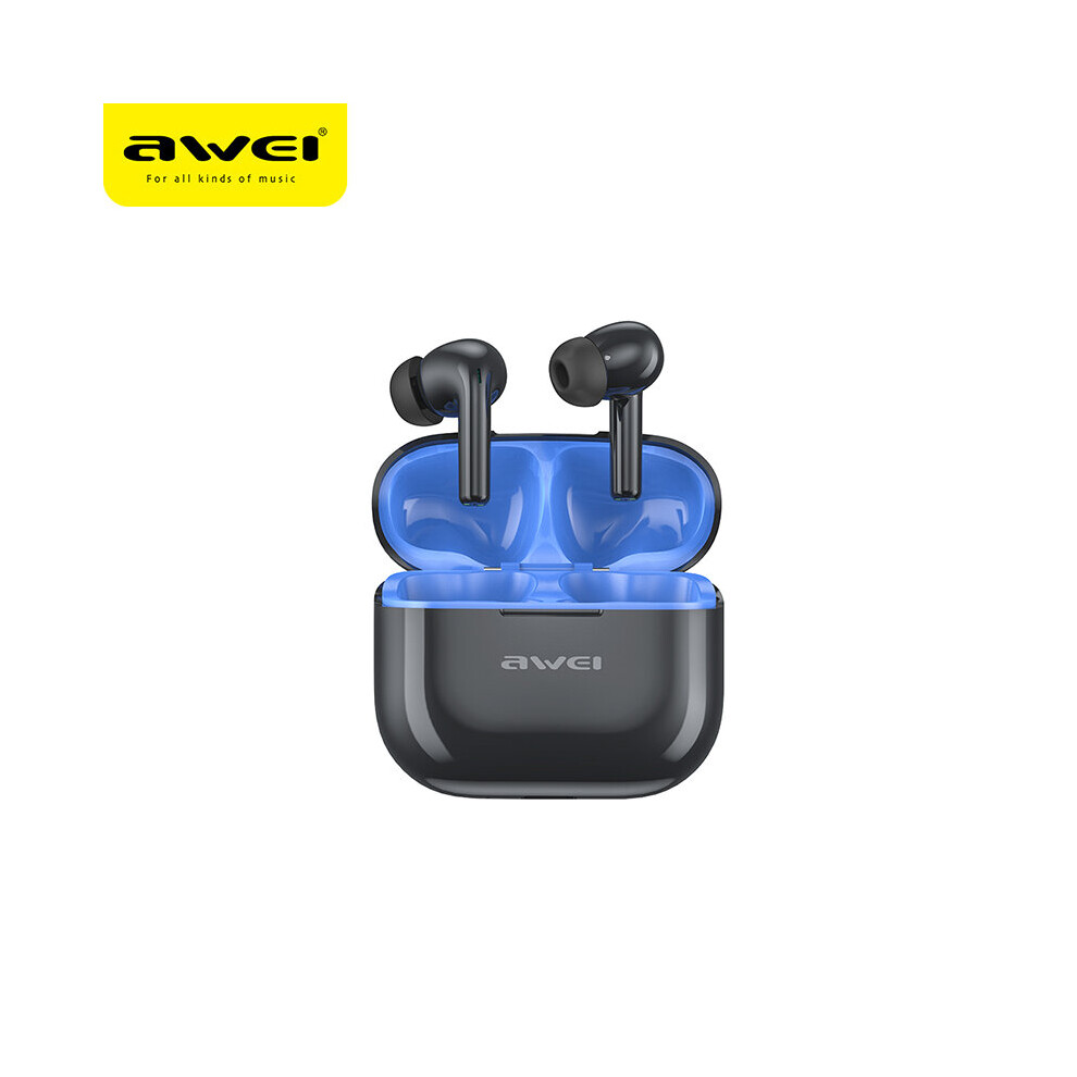 (A-) Awei T1pro Tws Wireless Headphones Tooth 5.3 Earphone Sport Earbuds With Mic In-Ear Headset Touch Control Fone Tooth Blue 4851204993119