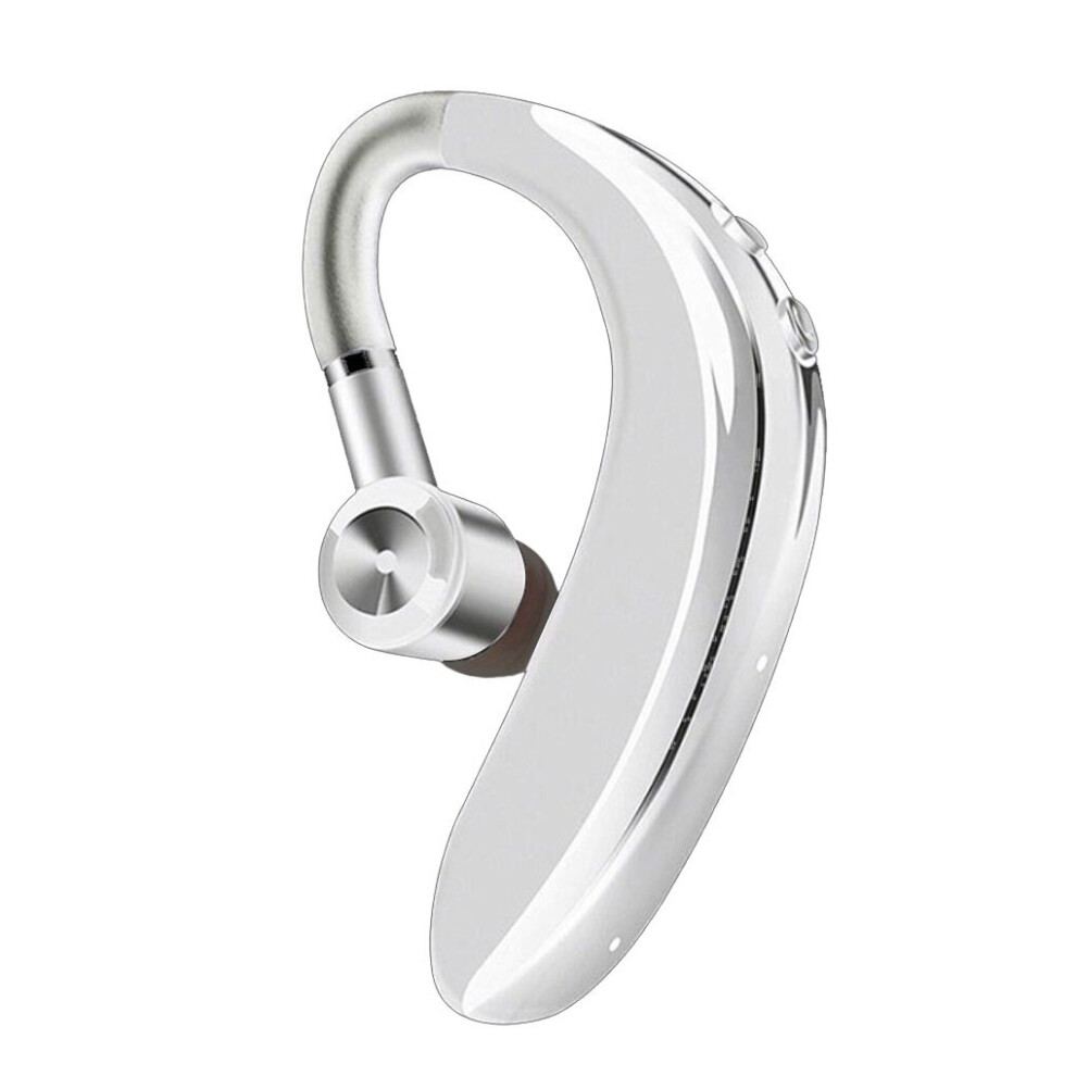 (A-S109 No Led) Olaf Business Wireless Headphones V5.2 Earbuds With Power Display Bluetooth Earphones Single In Ear Hook Headset Gamer Earphone White 4851204961491