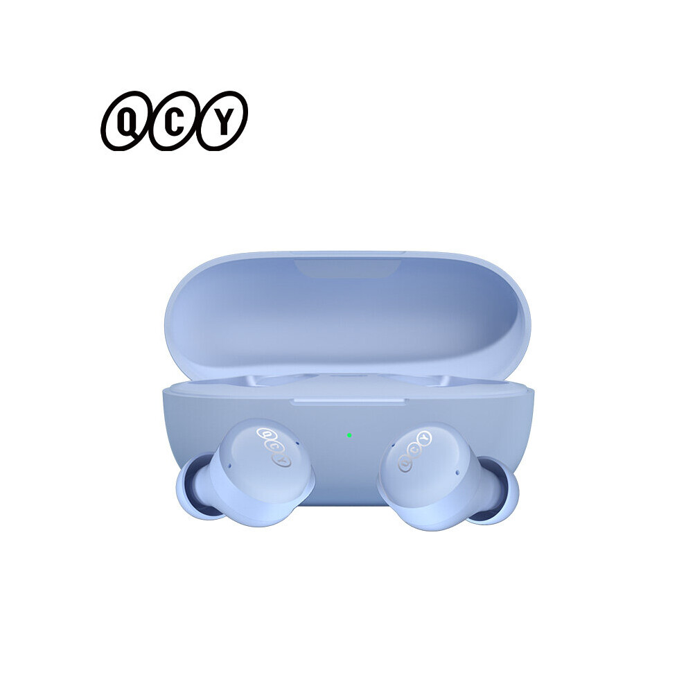 (A-Qcy T17 ) Qcy T17 Earphone Tooth True Wireless Earbuds Bt5.1 Hifi Headphone Touch Control Low Latency Mode Enc Earbud Long Standby 26H Blue 4851204870410