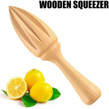 (a-1PC) 1/2/5pcs Wooden Reamer Lemon Squeezer Hand Press Manual Juicer Fruit Orange Citrus Juice Extractor Kitchen Ten-corner Gadgets