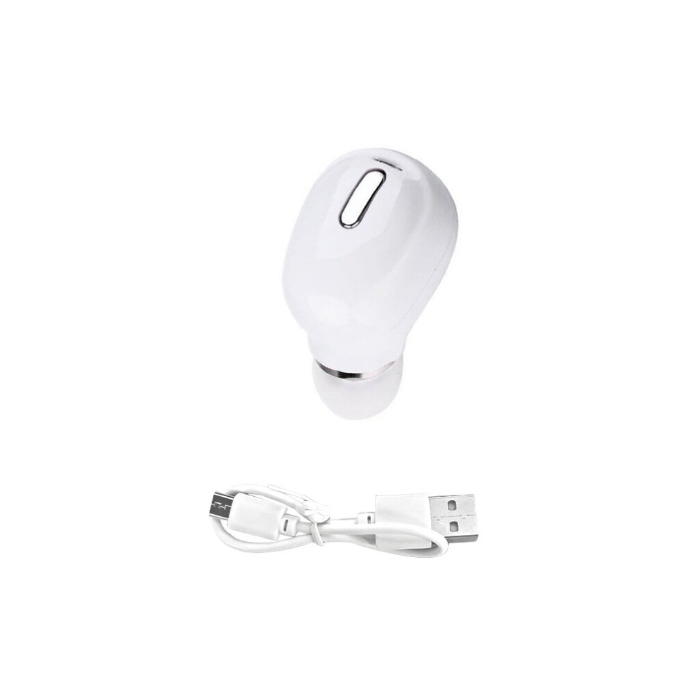 (A-X9 ) X6/X9/S650/F911 Single-Ear Bluetooth 5 Earbud Handsfree Earpiece Noise Reduction Headset Stereo Music Noise Cancelling Earphones White 4851205054758