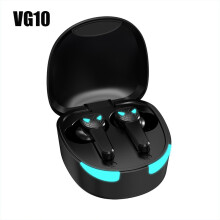 (a-Black) VG10 TWS Wireless Bluetooth Headset Gamer LED Display Fone Bluetooth Earphones Gaming Earbuds with Mic Wireless Headphones