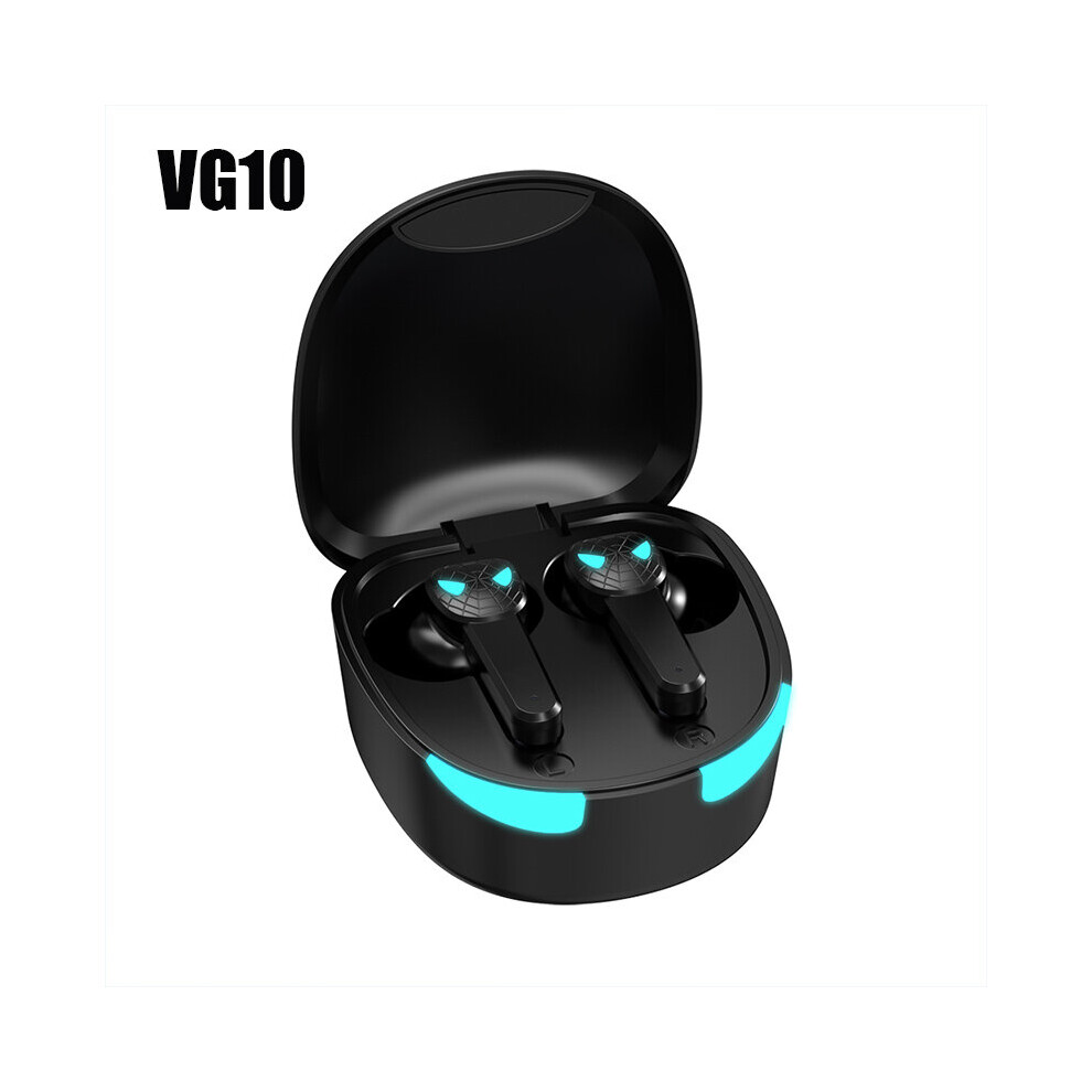 (A-) Vg10 Tws Wireless Bluetooth Headset Gamer Led Display Fone Bluetooth Earphones Gaming Earbuds With Mic Wireless Headphones Black 4851204895260