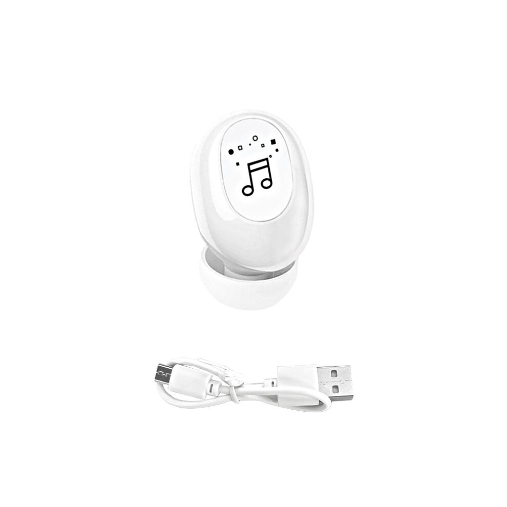 (A-F911 ) X6/X9/S650/F911 Single-Ear Bluetooth 5 Earbud Handsfree Earpiece Noise Reduction Headset Stereo Music Noise Cancelling Earphones White 4851205054697