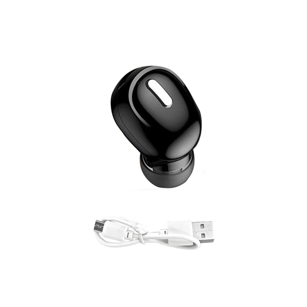 (A-X9 ) X6/X9/S650/F911 Single-Ear Bluetooth 5 Earbud Handsfree Earpiece Noise Reduction Headset Stereo Music Noise Cancelling Earphones Black 4851205054741
