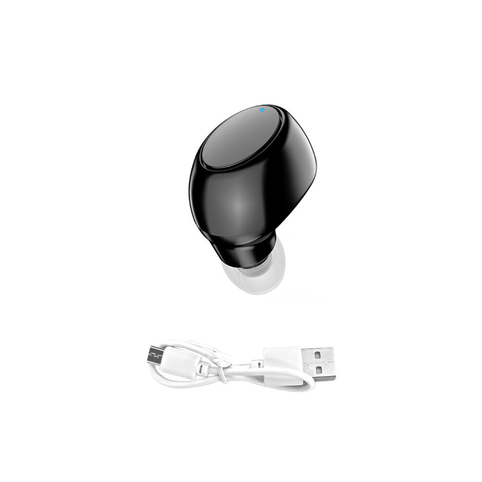 (A-X6 ) X6/X9/S650/F911 Single-Ear Bluetooth 5 Earbud Handsfree Earpiece Noise Reduction Headset Stereo Music Noise Cancelling Earphones Black 4851205054727