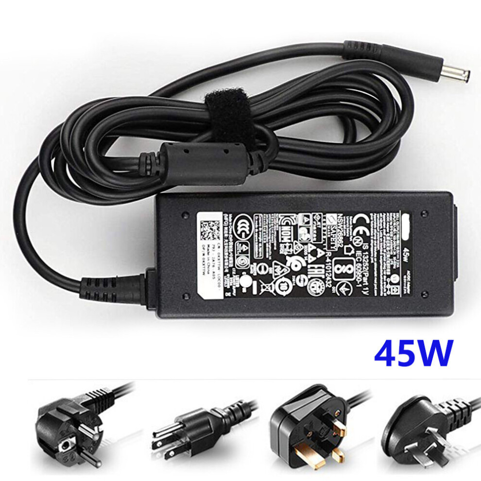 (A-) 19.5V 2.31A 45W Laptop Ac Adapter Power Supply For Dell Xps 12 / 13 Ultrabook Da45nm131 Ha45nm140 Notebook Charger With Cord 4855672931178