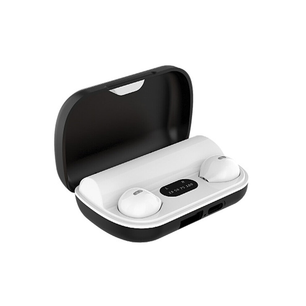 (A-19) Mini Invisible Earphones Bluetooth 5.2 Wireless Earbuds Hidden Headphones Type C With Mic Headset Earpiece For Small Ears 4851205048450